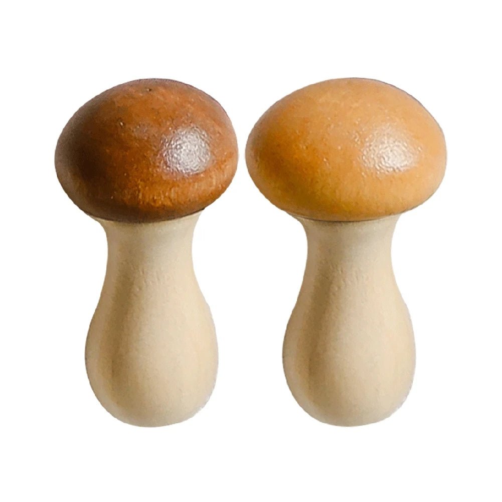 Creative Wooden Mushroom Chopstick Rests (2 PCS) - Aptiaide14:193Mushroom