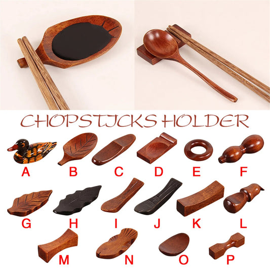 Decorative Wooden Chopsticks Holder (1 PCS) - Aptiaide14:200004870D;200007763:201336100