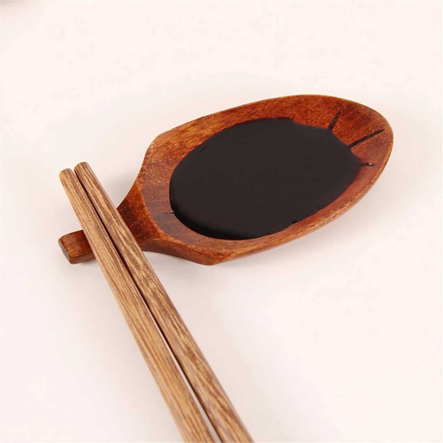 Decorative Wooden Chopsticks Holder (1 PCS) - Aptiaide14:200004870D;200007763:201336100