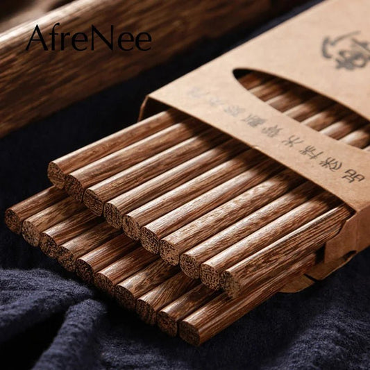 Eco - Friendly Natural Wood Chopsticks (10 Pairs) - Aptiaide14:365458E;200007763:201336100