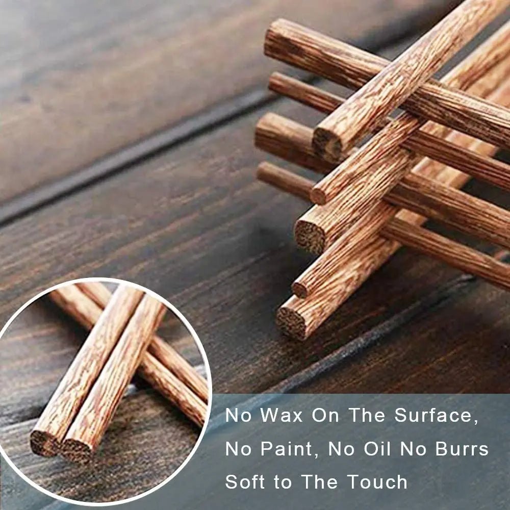 Eco - Friendly Natural Wood Chopsticks (10 Pairs) - Aptiaide14:365458E;200007763:201336100