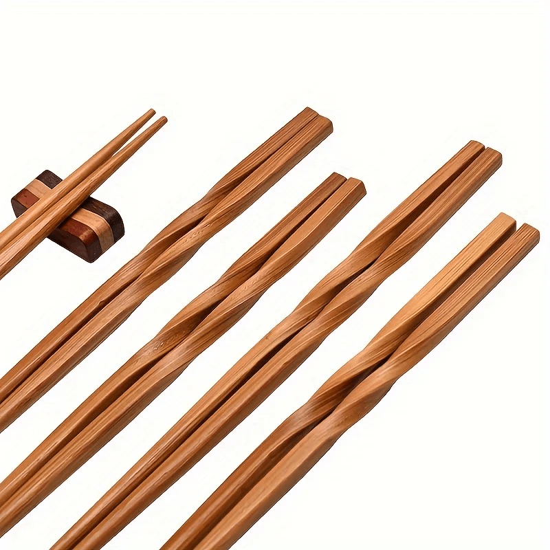Household Natural Bamboo Chopsticks (5 Pairs) - Aptiaide14:1935Pairs