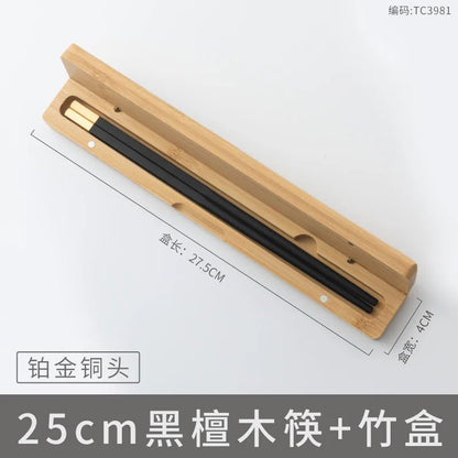 Lacquerless Natural Wooden Chopsticks Gift Set (2/3 PCS) - Aptiaide14:691TC3981 2pcs set