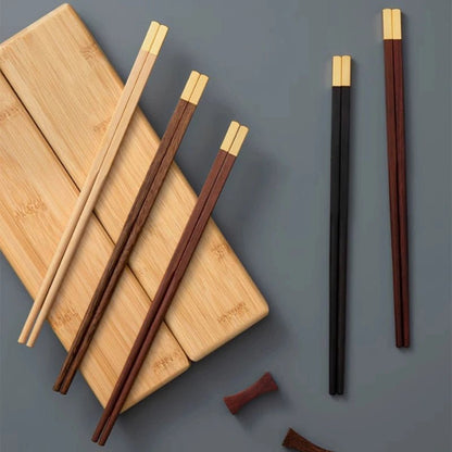 Lacquerless Natural Wooden Chopsticks Gift Set (2/3 PCS) - Aptiaide14:200002984TC3995 3pcs set