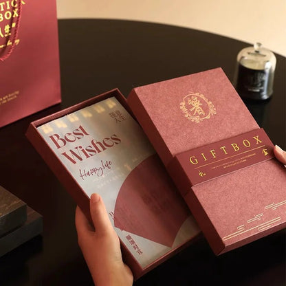 Luxury Dragon Carved Wooden Chopsticks Gift Box (6/10 Pairs) - Aptiaide14:350850Deer-10Pairs