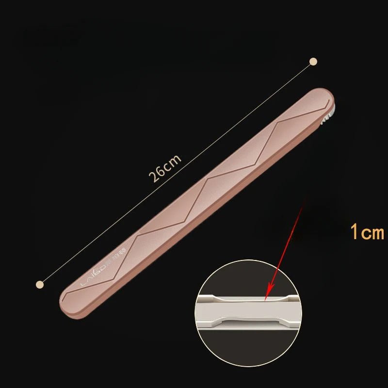 Single Stainless Steel Chopsticks with Folding Storage Box Set (1/2 PCS) - Aptiaide14:173Pink-Set