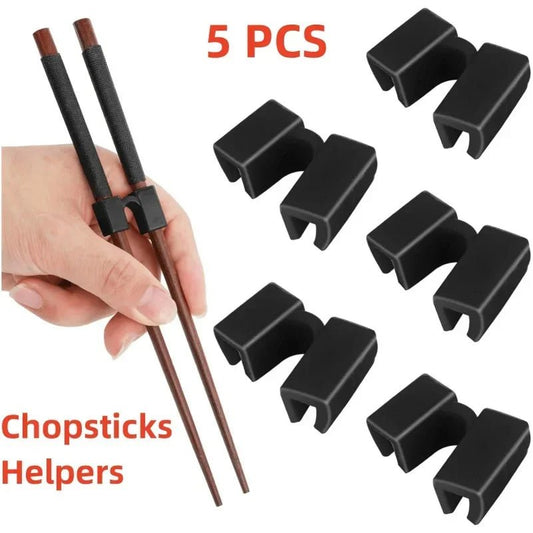 Training Chopstick Helper for Beginners (5 PCS) - Aptiaide14:1052Orange 5 PCS