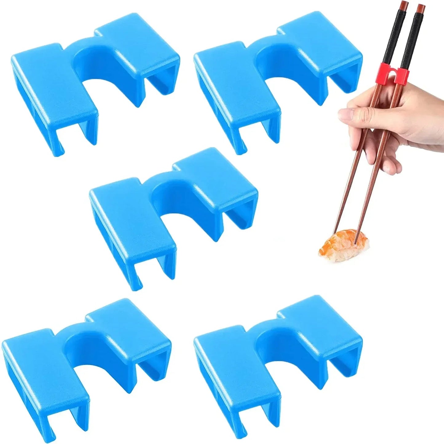 Training Chopstick Helper for Beginners (5 PCS) - Aptiaide14:691Blue 5 PCS