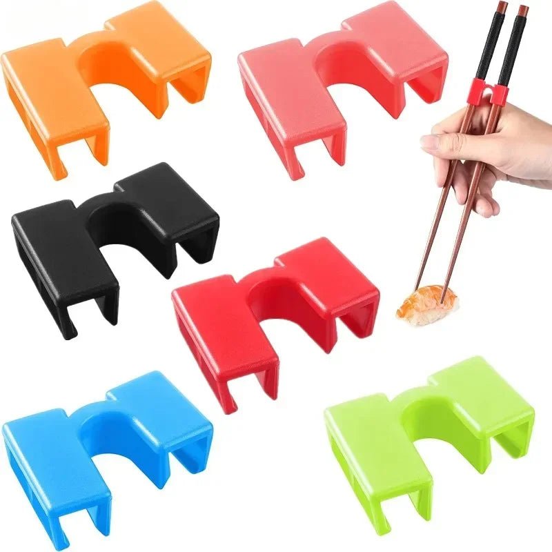 Training Chopstick Helper for Beginners (5 PCS) - Aptiaide14:1052Orange 5 PCS